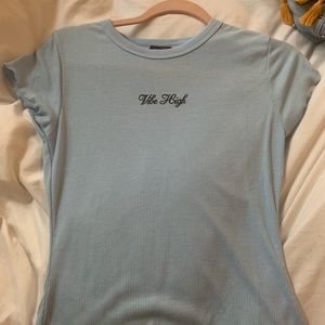 rue 21- fitted- baby blue- never worn-